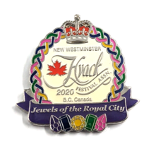 2020 New Westminster Hyack Festival Assn BC Canada Jewel of The Royal City Pin - £9.04 GBP