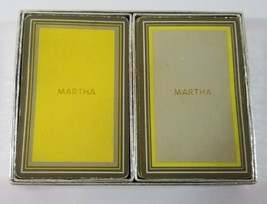 Vintage Congress 606 Playing Cards Personalized to Martha  - £13.44 GBP