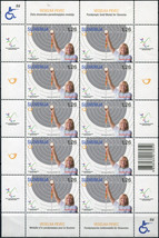 Slovenia. 2016. Veselka Pevec - Slovene Paralympic Medals (MNH OG) M/S - £26.43 GBP