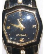 LADIES ARMITRON NOW WRIST BANGEL WATCH WITH DIAMOND CHIPS - $1,188.51 MXN