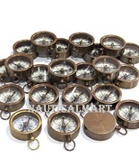 NauticalMart Vintage Mini Antique Compass Set of 25 Units Marine Collect... - £126.72 GBP