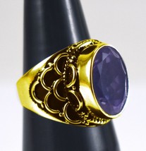 925 Silver Amethyst Stone Handmade Women Ring Silver / Rose Gold / Gold Plated - £43.54 GBP+