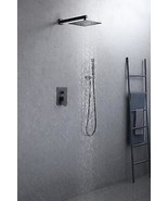 Loretta matte black complete shower set  .Shower System 10 Inches. - £234.67 GBP