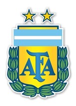 Argentina AFA  Asociacion de Futbol Argentina Decal / Sticker Die cut - $3.46+