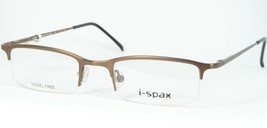 i-spax Adam COL.5 Brown Eyeglasses Glasses Nickel Free Frame 47-20-138mm Germany - £53.38 GBP
