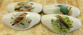 Ceramic Cabinet Drawer Pull Domestic birds (4) - £27.29 GBP
