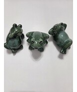 Garden Frogs Porcelain  (3) Set - $13.99