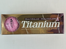NEW 3 Intech MultiColor Titanium Optimum Distance Pink Golf Balls Breast... - $6.88