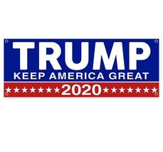 TRUMP KEEP AMERICA GREAT CLEARANCE BANNER Advertising Vinyl  Flag Sign INV - $9.91