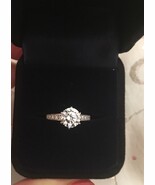 Two Carat CZ Solitaire Fashion Engagement Ring Size 7 - $105.18 CAD