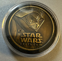 Star Wars Episode III 3 Limited Edition  Coin 2005 LFL  Case Darth Vader 2-Sided - £7.23 GBP