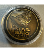 Star Wars Episode III 3 Limited Edition  Coin 2005 LFL  Case Darth Vader 2-Sided - $9.05