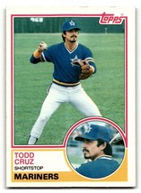 1983 Topps #132 Todd Cruz    Seattle Mariners Baseball Cards NM Near Mi ID:61387 - £1.58 GBP