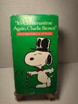 It's Christmas Time Again Charlie Brown VHS Tape Snoopy Peanuts Vintage - $5.91