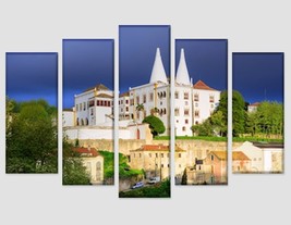 The National Palace, Sintra, Portugal Canvas Print Portugal Wall Art Architectur - $49.00