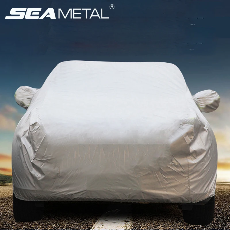 Universal Car Snow Covers Waterproof Auto Sun Full Cover Protector 6 Sizes Dust - £29.13 GBP+