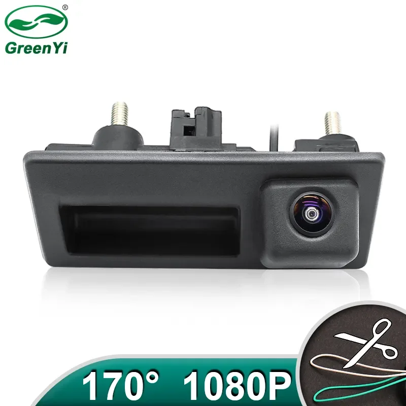 GreenYi HD AHD 1080P Vehicle Reverse Backup Trunk Handle Camera For VW Passat B5 - £27.35 GBP+