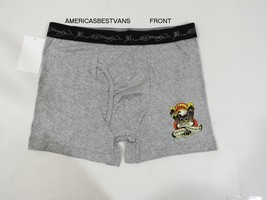 ED HARDY MEN&#39;S UNDERWEAR BOXER BRIEF LARGE NEW WITHOUT TAG DEATH BEFORE ... - $201.97 MXN