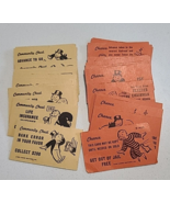 Monopoly 1961 Parker Bros. 32 Original Community Chest &amp; Chance Cards on... - $16.63 CAD