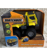 Matchbox On A Mission Rev Rigs Adventure Flatbed Truck NIB Plastic Toy 2013 - $180.87 MXN