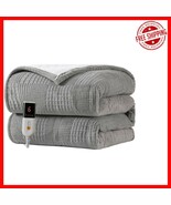 Machine Washable Heated Blanket 50&#39;&#39;X60&#39;&#39; - 2-10 Hour Timer &amp; Safety Cer... - $907.00 MXN