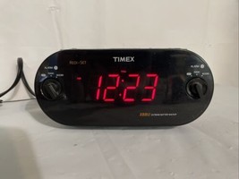 Timex T715 Redi-Set Dual Alarm Clock Radio AM/FM Large Display XBBU Tested - £19.12 GBP