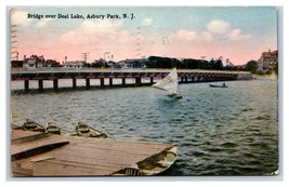 Bridge Over Deal Lake Asbury Park New Jersey NJ DB Postcard O18 - £2.77 GBP