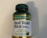 Nature&#39;s Bounty Red Yeast Rice 600 mg - 120 Capsules Expires 1/26 - £17.38 GBP