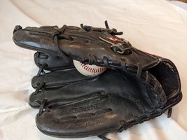 Rawlings RBG22NC Black Leather Pro Model 12 1/4 Inch LHT Baseball Glove ... - $36.45