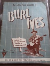 BURL IVES Favorite Folk Ballads Volume Two 2 LEEDS Vinatge Sheet Music Rare - £69.43 GBP