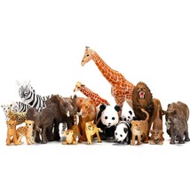 Safari Animals Figures Toys 20 Piece, Realistic Plastic Animals Figurines, Afric - £35.38 GBP