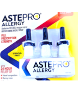 Astepro Allergy Antihistamine Nasal Spray 3x120 Metered Spray Bottle EXP... - $62.65