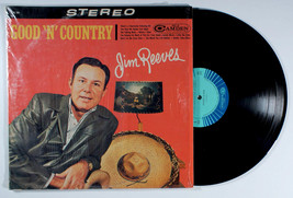 Jim Reeves - Good &#39;N&#39; Country (1964) Vinyl LP • Don&#39;t Let Me Cross Over - $12.11