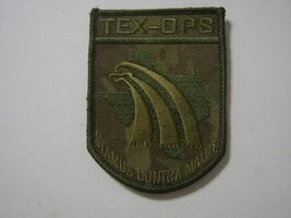 TEX-OPS STAMUS CONTRA MALLUM UNIT MORALE TACTICAL PATCH HOOK &amp; LOOP MULT... - $6.22