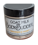 Body Budder Oranges N Honey Bates Family Farm Goat Milk Natural 4 oz Dry... - £10.84 GBP