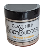 Body Budder Oranges N Honey Bates Family Farm Goat Milk Natural 4 oz Dry... - $13.85