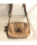 Kathy Van Zeeland Crossbody Bag Wallet Purse Medium Handbag Pearl Pink Q... - $609.38 MXN