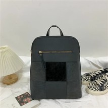 Vintage Backpack Women  Bags Designer  Leather Backpack Female Big Travel Bag La - £141.08 GBP