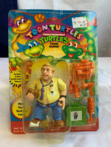 1992 Playmates Tmnt Toon Burne Action Figure In Sealed Blister Pack Unpunched - £109.47 GBP