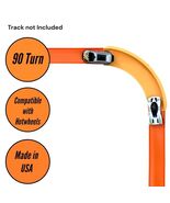 Hot Wheels Compatible 90 Degree High Bank Turns orange ( pack of 4 ) - $24.49