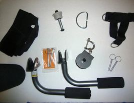 Total Gym 2500 Parts - AbCrunch, Dip Bars, Pins, DVD, Toebar &amp; More - $8.89+