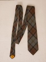 Lochcarron Macleod Harris Mens Necktie 100% Wool Green Gold As Is - £9.55 GBP