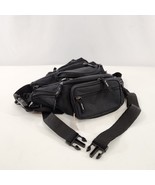 Belt Bags LOT x 3 GiftCraft Black Fanny Packs Zippered Vtg NWT - £26.61 GBP