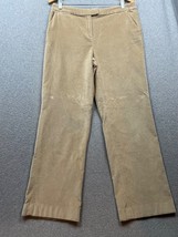 Vintage Talbots Corduroy Stretch Chico Pants Boot Cut Flare Womens Size 10 Beige - £22.71 GBP