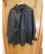 Damselle New York Thermolite Arrow Size Large Genuine Black Leather Jack... - $666.19 MXN