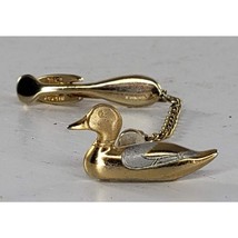 Hickok USA Duck Lapel Tie Tack Pin Gold Toned - £11.08 GBP