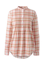 Lands End Flannel Shirt Tunic Size: 8T (Small Tall) New Ship Free Long Sleeve - £55.05 GBP