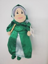 Disney - Sleeping Beauty - Fauna Green Fairy Godmother Plush Doll 10&quot; - £7.73 GBP