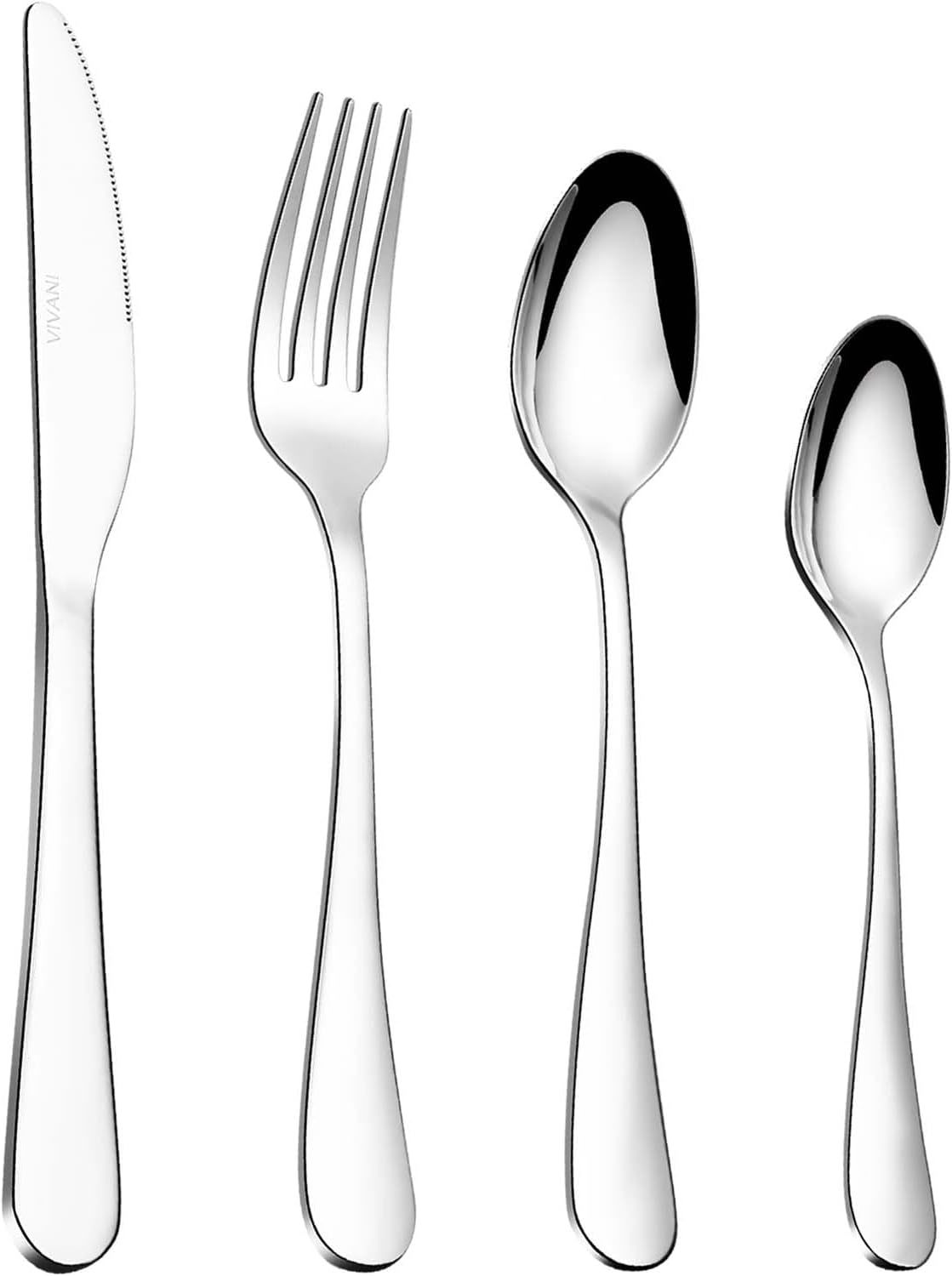 16 Piece Silverware Set For 4, Premium Stainless Steel Cutlery Set, Utensil - $44.97