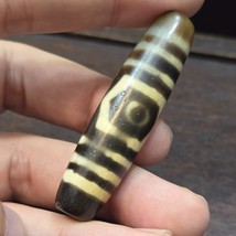 3 EYES Vintage OLD Himalayan Indo Tibetan rare Patterns eye Dzi Amulet B... - €71,89 EUR